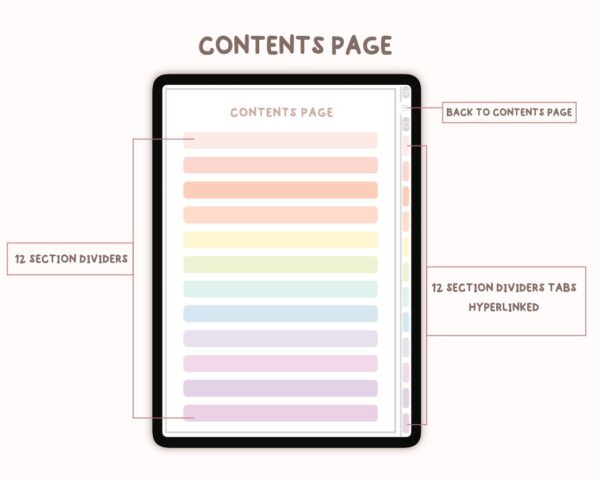 Hyperlinked Tabs for GoodNotes