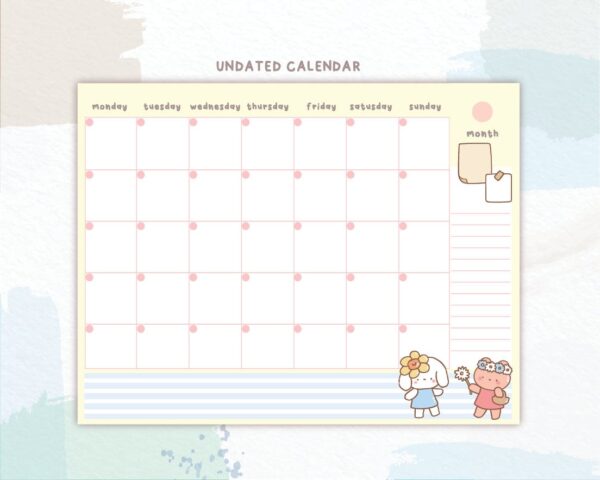 Weekly planner