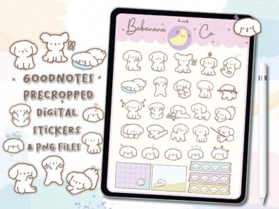 Cute Dog digital stickers