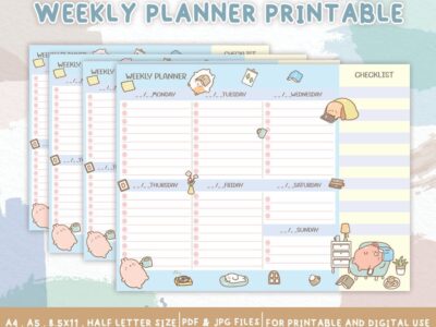Weekly Planner Printable To Do List
