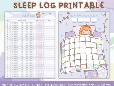Sleep Log Printable