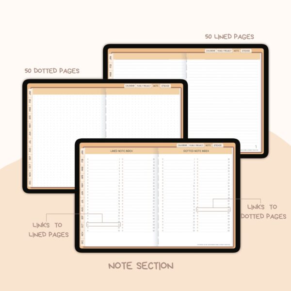 Undated Goodnotes Planner