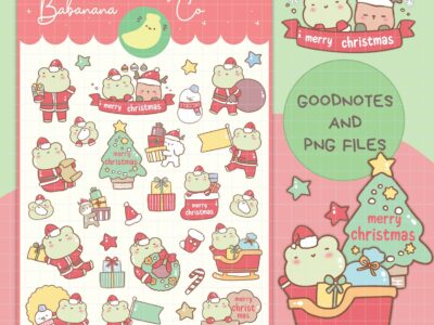 Christmas digital stickers | Goodnotes Stickers | Cute Hand Draw | Digits Stickers