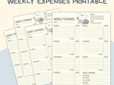 Printable Expense Tracker