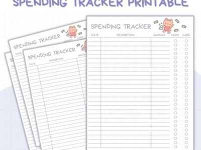 Weekly Spending Tracker l Budget Planner Printable l Spending Log l  Weekly Budget l Weekly Expense Tracker | Instant Download PDF