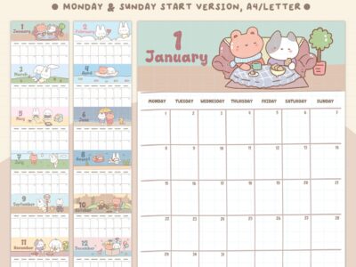 2024 Monthly Planner Printable