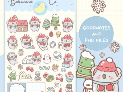 Winter season  digital stickers | Goodnotes Stickers | Cute Hand Draw | Digits Stickers