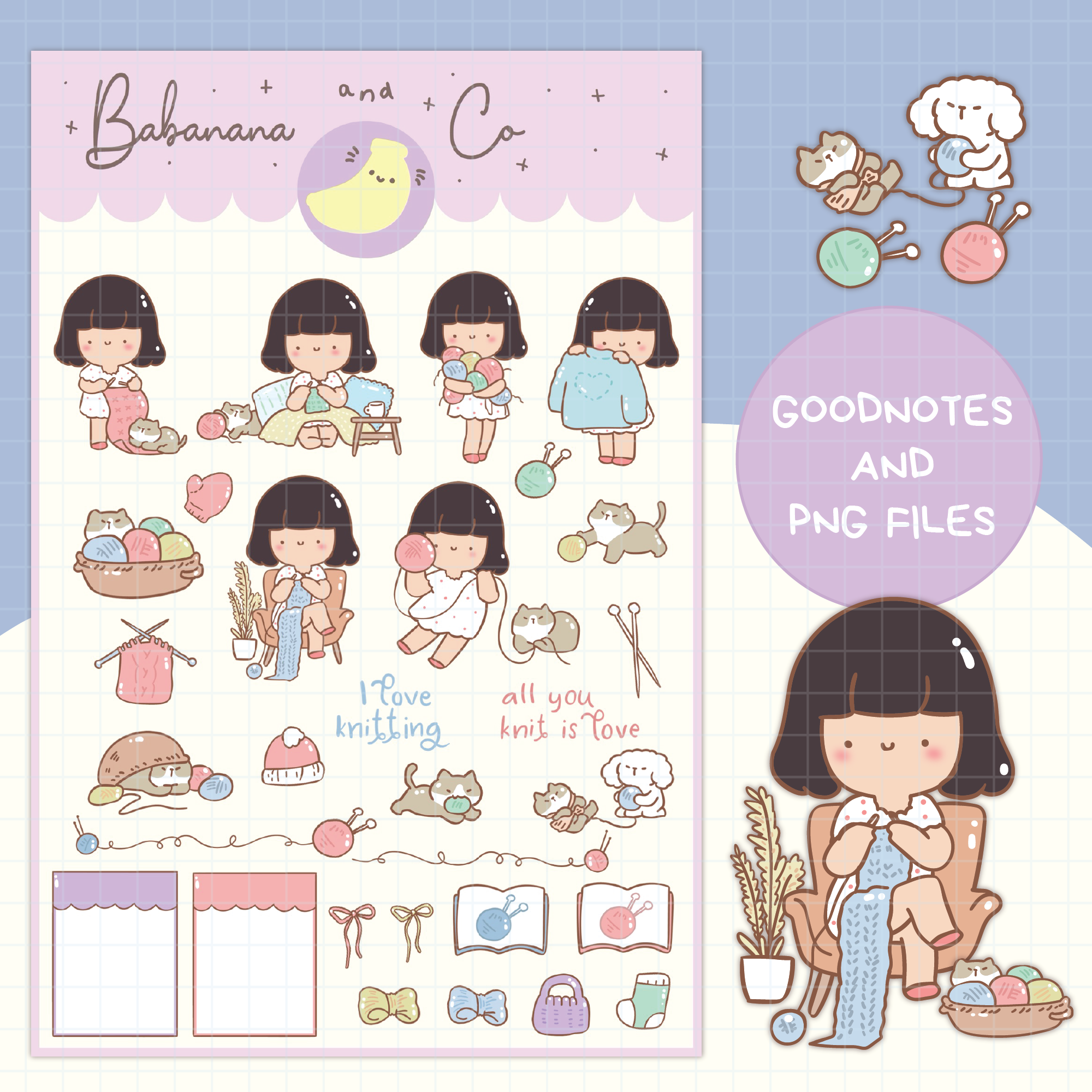 I love knitting _penny Post-01